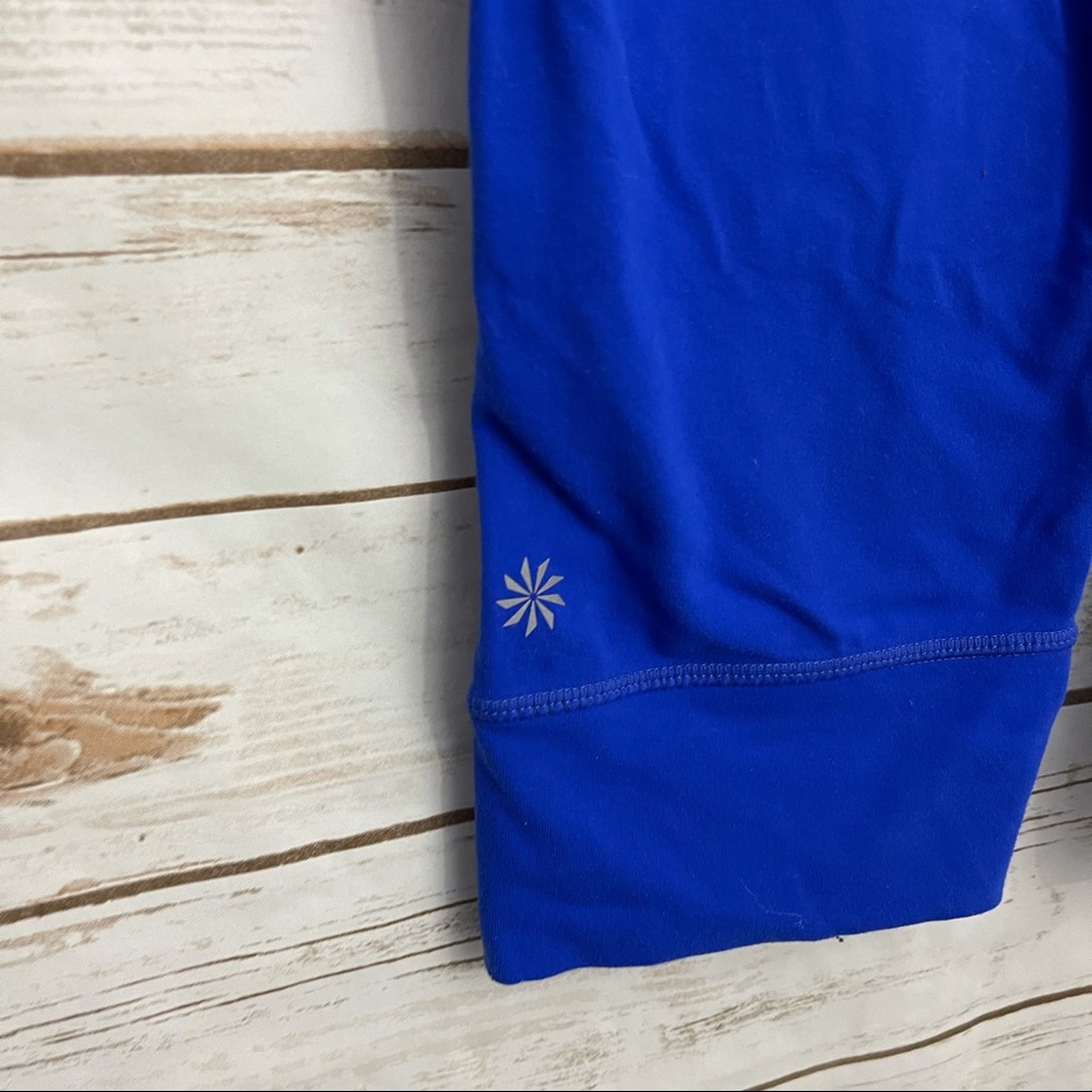 Athleta Royal Blue Relay Capri Active Athletic - Picture 2 of 5